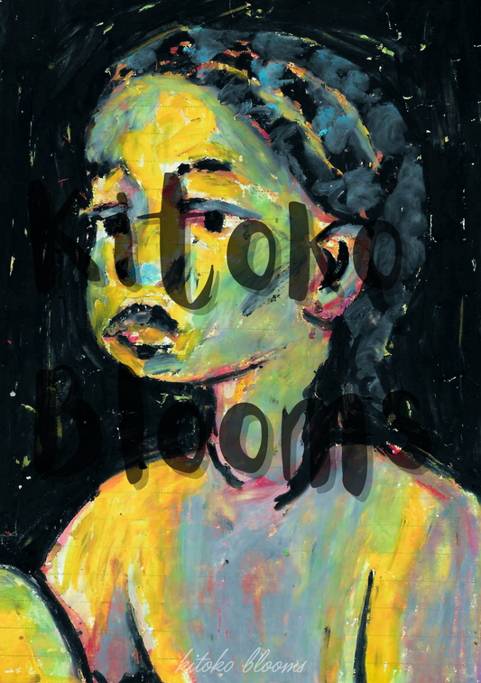 Kid in Pastels Print